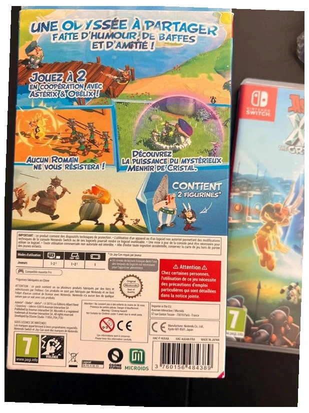 Astérix Obélix XXL 3 Menhir de Cristal Édition Limitée Switch 2 figurines – photo 2